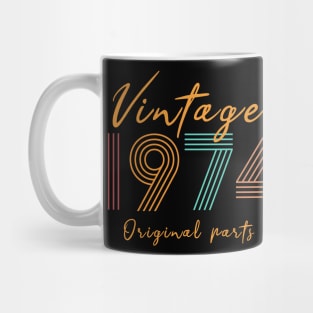 Vintage 1974 Birthday gift Mug